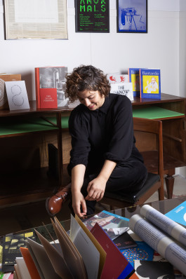 Sara Silva Santos at the Studio